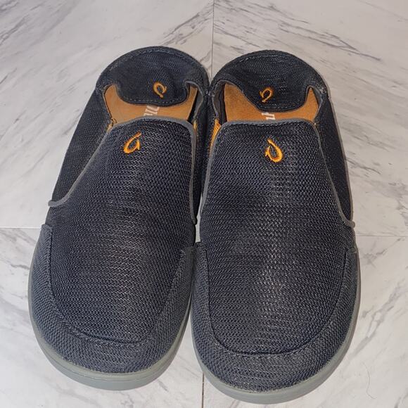 Olukai Nohea Mesh Grey Slip On Shoes Size 8 - Picture 3 of 11